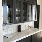 Custom Gray-White Kitchen Cabinets